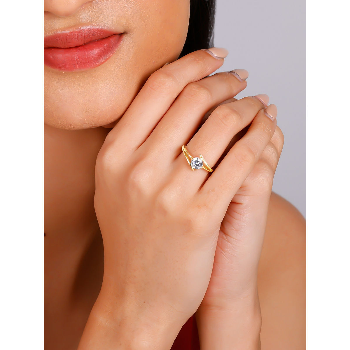 Anushka Sharma Rose Gold Floral Glory Ring – GIVA Jewellery